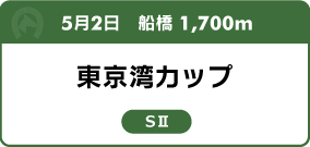 5月2日　船橋 1,700m 東京湾カップ SⅡ