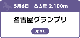 5月6日　名古屋 2,100m 名古屋グランプリ JpnⅡ