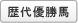 優勝馬
