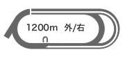 ダート1,200m